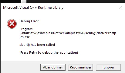 krabsetw assert message